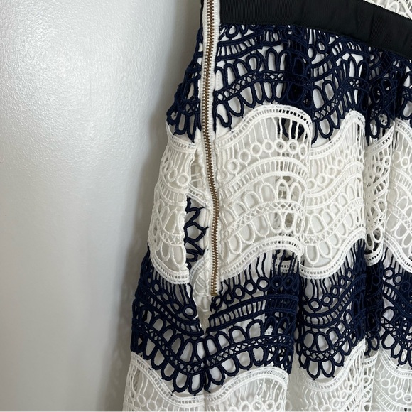 Self Portrait off shoulder asymmetrical mini dress. - Picture 7 of 7